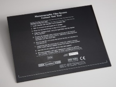 MODEL 157A MAMMOGRAPHIC FILM/SCREEN CONTACT TEST TOOL